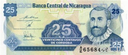 Никарагуа 25 сентаво 1991 UNC
