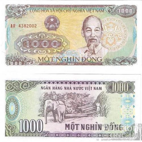 Вьетнам 1000 донг 1988 UNC