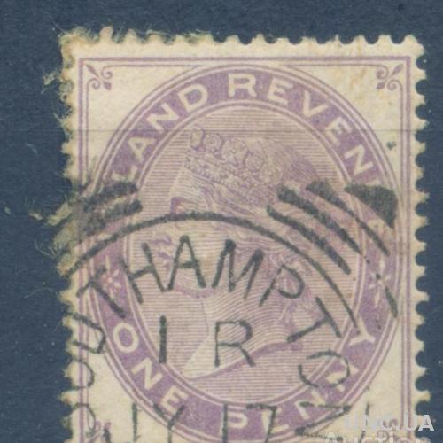 Англия - Классика - Stanley Gibbons Postal fiscal F23 - 5,00 £