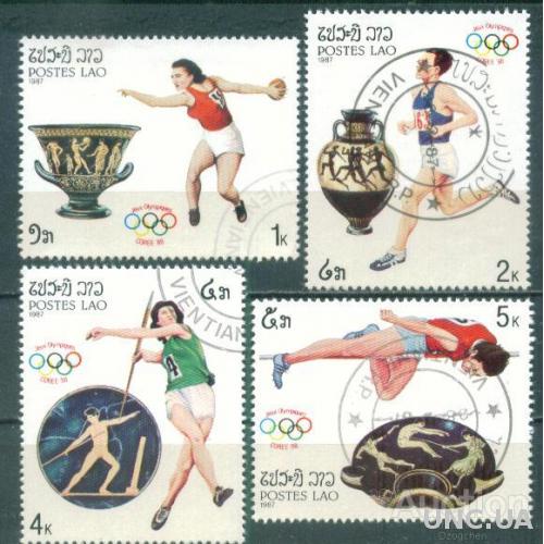 Лаос - Спорт - Олимпийские игры - Керамика - Древнегреческие вазы