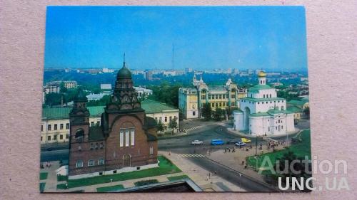 Открытка - Виды городов - Владимир - Панорама центра города - 1982.