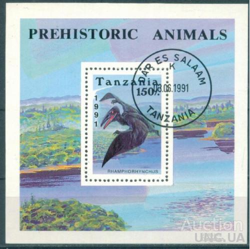 Танзания - Блок - Фауна - Доисторические животные - Динозавры - Рамфоринх
