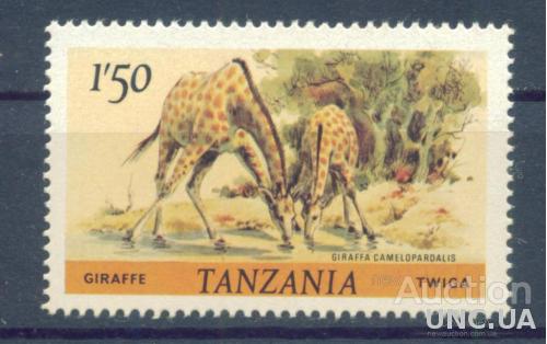 Танзания - Фауна - Жираф - Michel 168 C - 10,00 Euro MNH