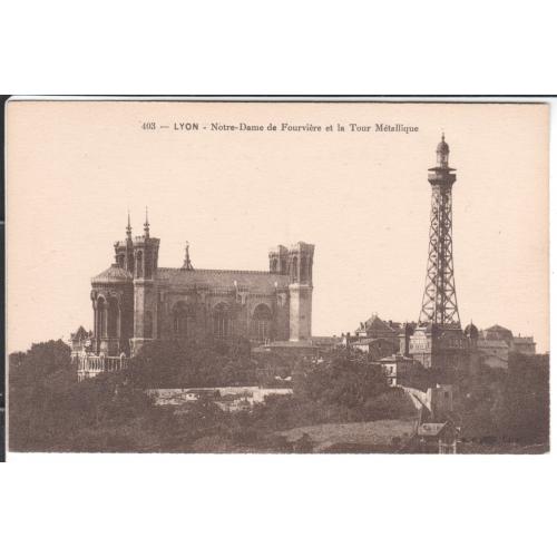 Лион. Нотр-Дам де Фурвьер и Металлическая башня.