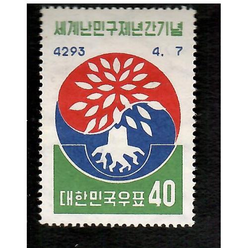 Марка Кореи 1960.