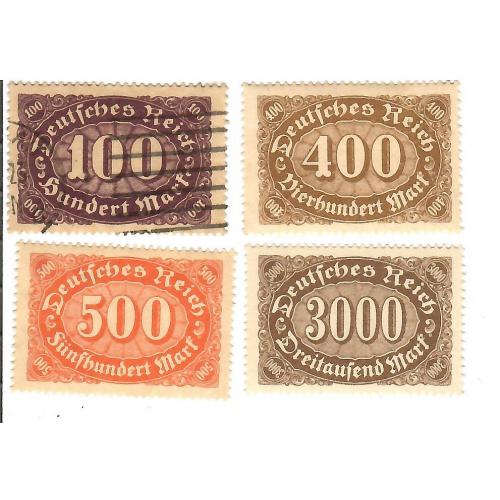 Марки Германии 4 шт.