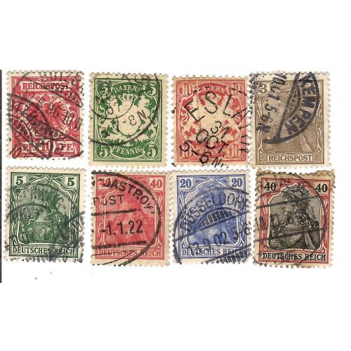 Марки Германии 8 шт.