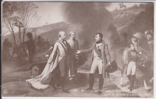 Встреча Наполеона и Франца II после битвы под Аустерлицем.