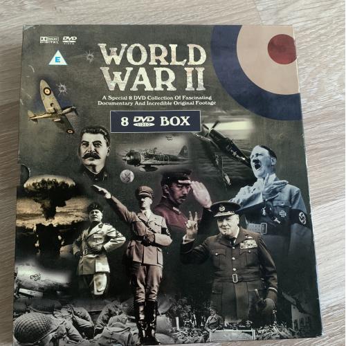 WORLD WAR 2 - ДРУГА СВІТОВА ВІЙНА 2003 Р 8 DVD ДИСКІВ