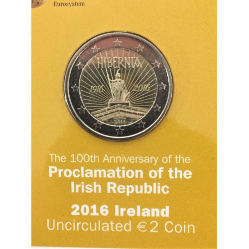 Ирландия 2 евро, 2016 100 лет Пасхальному восстанию