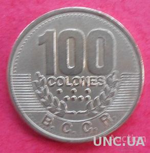 Коста-Рика 100 колон 1995 год.