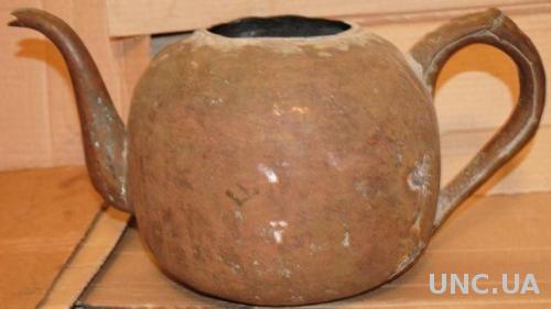 Чайник арбуз, шарик интересный антикварный в интерьер или реставрацию
