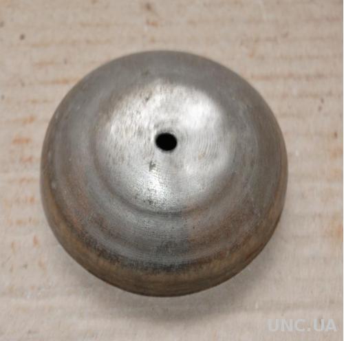 Глушка заглушка кришка на трубу самовар ЗШВ латунь в нікелі 63,5- 64 мм