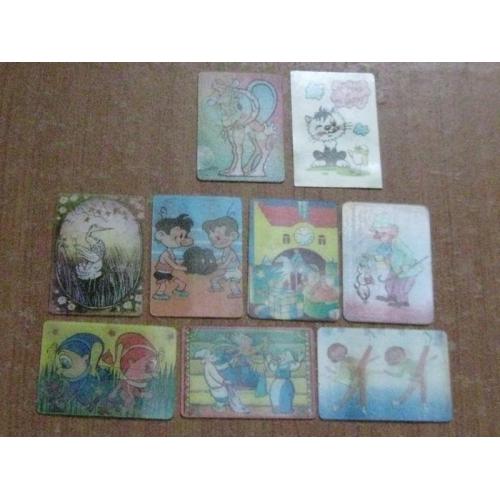 Кишенькові стерео - переливні календарики та 1 звичайний