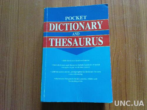 Pocket.Dictionary and Thesaurus.