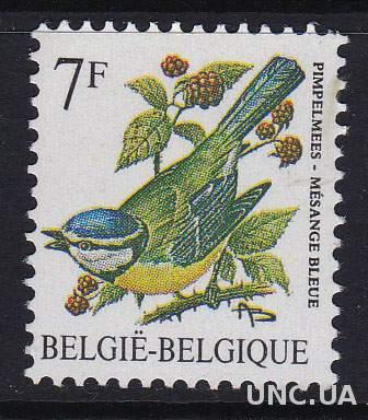 Бельгия,птицы,1 марка- 0,5 михель евро