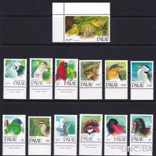 Палау,птицы,попугай,голубь,18 марок-62 михель евро