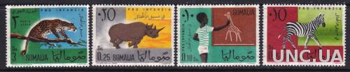 Сомали,фауна,4 марки- 6 михель евро