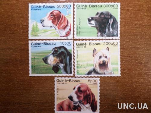 Гвинея Биссау фауна собака КЦ=6,8м 1988 не полная