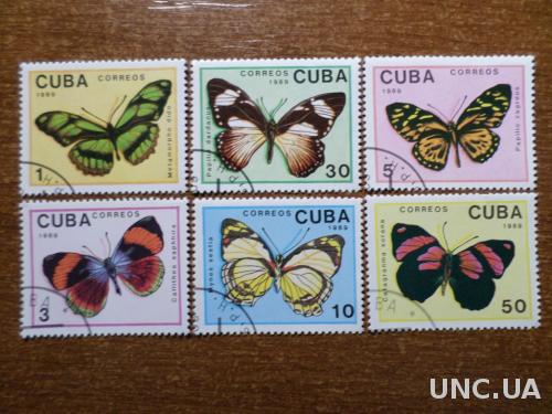 Куба фауна бабочка КЦ=1,7евро 1989