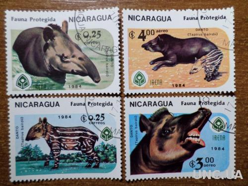 Никарагуа фауна КЦ-1,5евро 1984