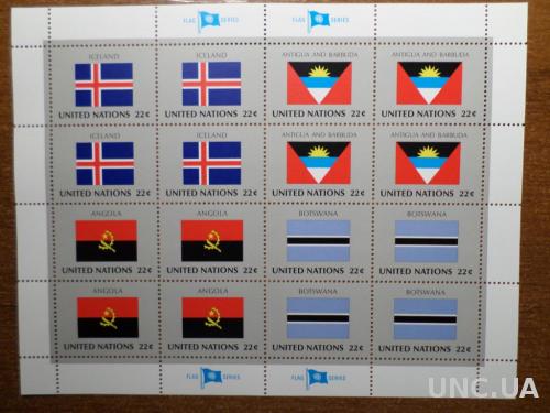 ООН флаг КЦ-28евро 1986 3
