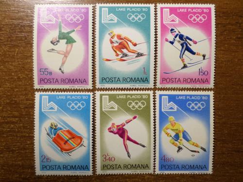 Румыния олимпиада Лейк Плесид КЦ=3,6евро 1980