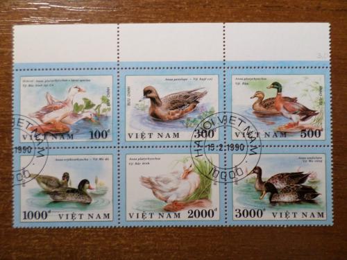 Вьетнам фауна утка 1990 КЦ=2евро
