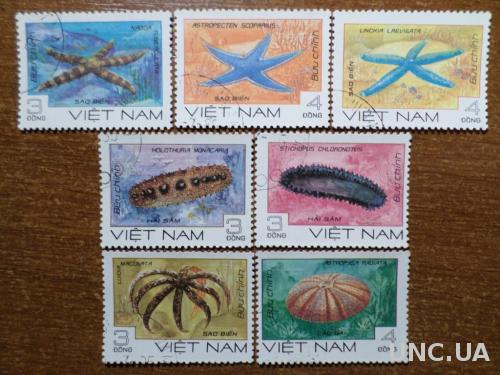 Вьетнам морская фауна КЦ=3,5евро зубцы