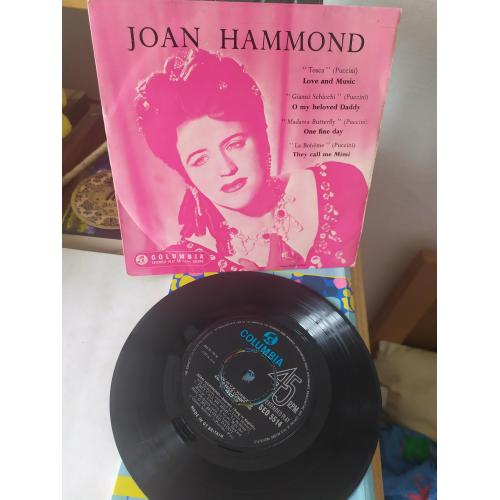 Joan Hammond – One Fine Day ("Madam Butterfly") Puccini Пуччини англия EP 7