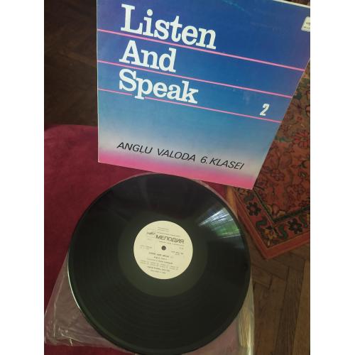 Listen and Speak 2 англійська для 6 класу рига