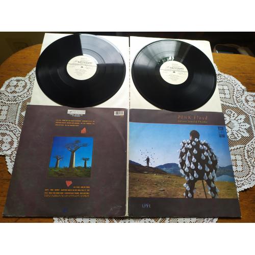 Pink Floyd-Delicate sound of thunder Пінк Флойд 2 пластинки розворот