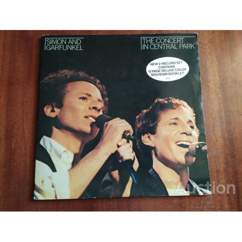SIMON AND GARFUNKEL The Concert In Central Park 2 пластинки разворот буклет голландия