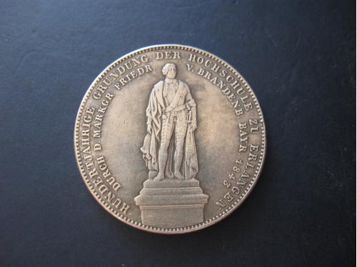 Монета 1 талер 1843 год Людвиг I Бавария