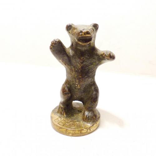 Коллекционная миниатюра, медведь берлин -  Бронза! Germany