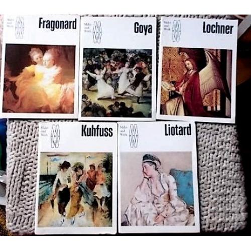 Гойя, Фрагонар, Лохнер, Лиотар , Кухфусс. Dresden, 80-е годы. Живопись