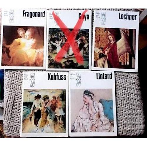 Фрагонар, Лохнер, Лиотар , Кухфусс. Dresden, 80-е годы. Живопись
