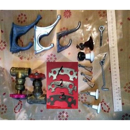 Инструмент ручки , крючки мебельные , ключи , для дома, дачи, разные, раритет