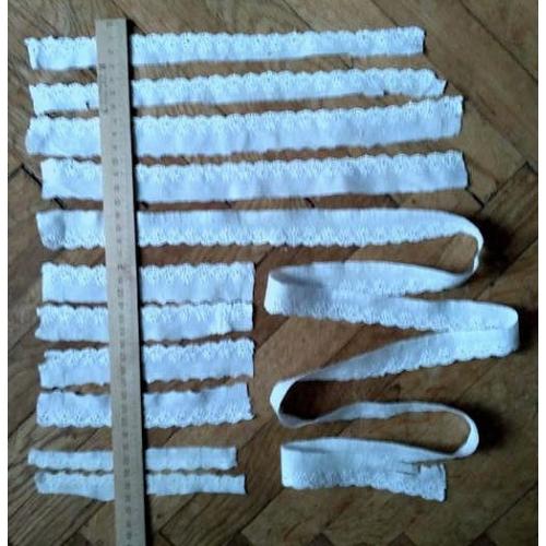 Кружево прошва белого цвета, набор Для рукоделия, поделок 