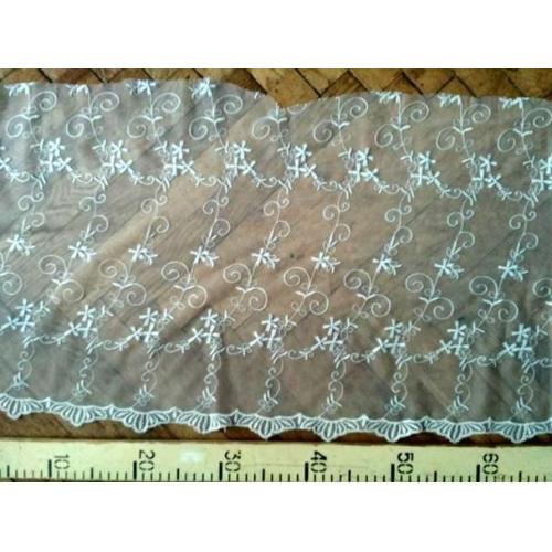 Ламбрекен гардина штора ТЮЛЬ белая с фестонами