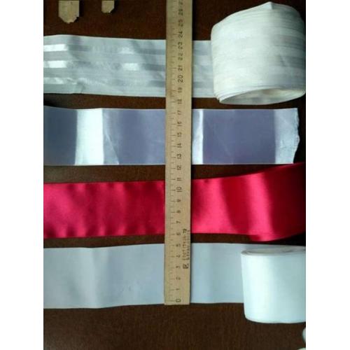 Лента ленточка атласная , шелковая, новая ширина 5 см, For Hand Made. поделок, рукоделия