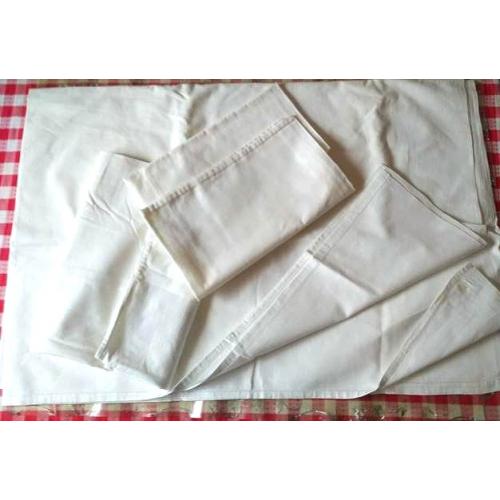 Набор Простыня 1 и 2 наволочки, натуральный белый плотный хлопок. раритет ссср