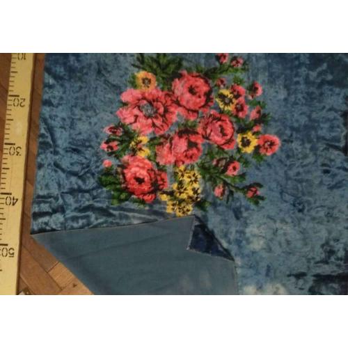 Накидка покрывало натуральный плюш старинный 1 шт.