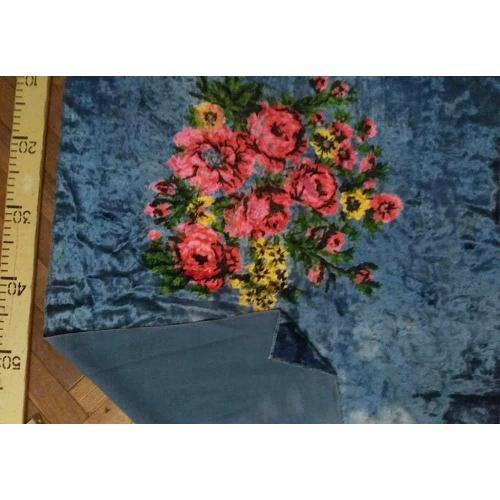 Накидка покрывало натуральный плюш старинный 1 шт.