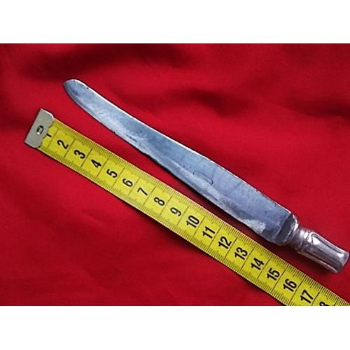 Нож ROSTFREI   с серебром 800 пробы ,  кусок