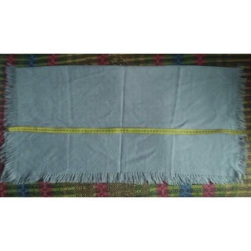 Платок хустка шерстяной с бахромой, приятный серый цвет, раритет 