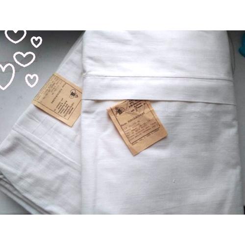 Пододеяльник пододеяльники НОВЫЕ с ярлыком натуральный белый хлопок бязь одинаковые 2 штуки