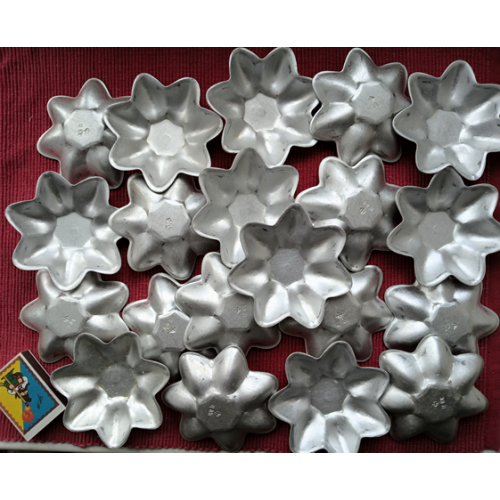 Посуда НОВЫЕ формочки для кексов, маффинов, корзинок, толстый пищевой металл, набор 20 штук,раритет