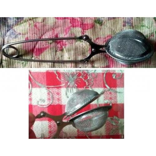 Посуда ситечко щипцы металл нержавейка для заваривания чая 1 шт.