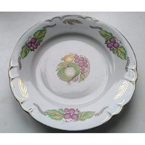 Посуда Тарелка Фрукты Барановский фарфоровый завод начало 70 - 91 гг